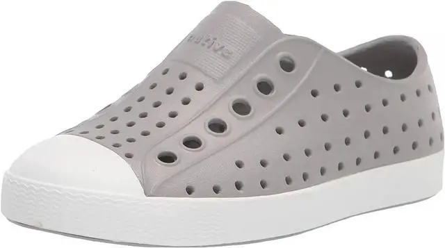 Main image of Native Jefferson Child Slip-On Regular Sneakers, Pigeon Grey/Shell White, C10