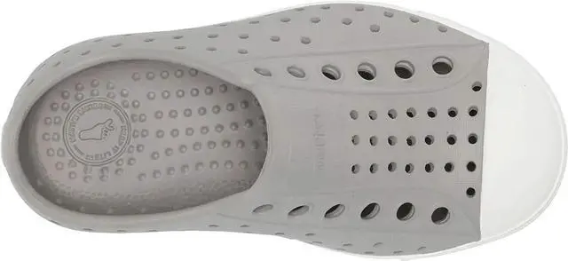 Alt view image 3 of 7 - Native Jefferson Child Slip-On Regular Sneakers, Pigeon Grey/Shell White, C10