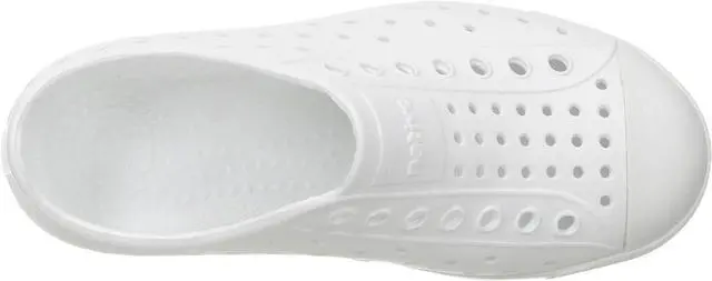 Alt view image 4 of 7 - Native Jefferson Child Waterproof Slip-On Sneakers - Shell White, Size C5