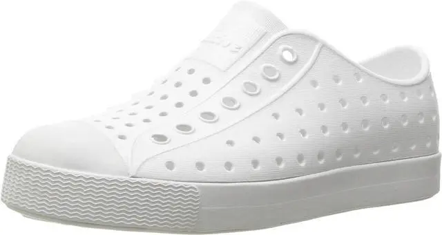 Main image of Native Jefferson Child Waterproof Slip-On Sneakers - Shell White, Size C5
