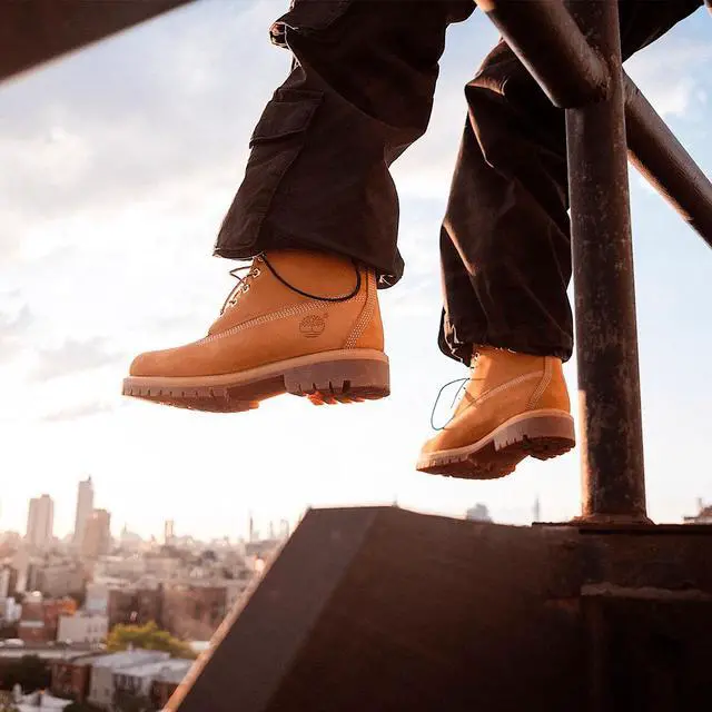 Alt view image 6 of 7 - Timberland Men's 6-Inch Wide Premium Waterproof Boot, Wheat Nubuck, Size 7