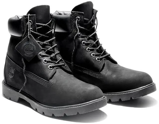 Alt view image 3 of 5 - Timberland Men's 6 inch Premium Waterproof Regular Boot - Black Nubuck, 13 M US