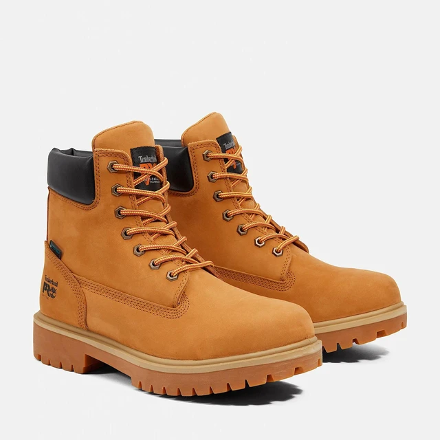 Alt view image 2 of 7 - Timberland PRO Men's Direct Attach 6" Soft Toe Work Boot - Wheat, Size 12