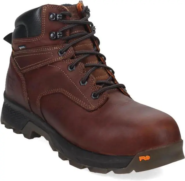 Alt view image 2 of 5 - Timberland PRO Men's 6" Titan EV Safety Toe Work Boot - Teak Trailblazer, Size M 10.5