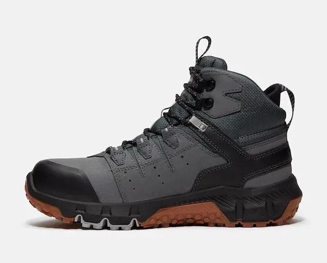 Alt view image 5 of 7 - Timberland PRO Men's Tempe Alloy Work Boot, Medium Grey Leather, Size M 8