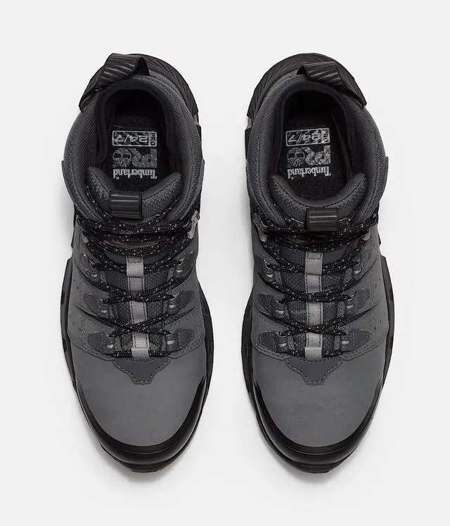 Alt view image 2 of 7 - Timberland PRO Men's Tempe Alloy Work Boot, Medium Grey Leather, Size W 11.5