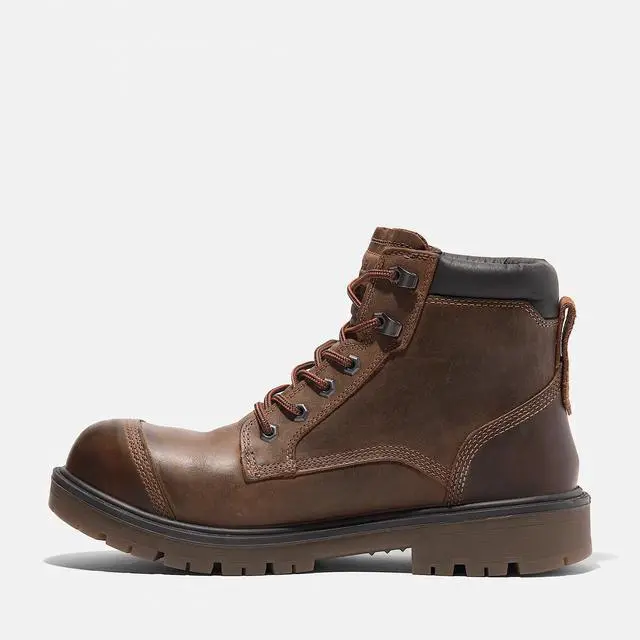 Alt view image 4 of 7 - Timberland PRO Whitman 6-Inch Comp Toe Work Boot - Brown Cooper, Size Option M 9