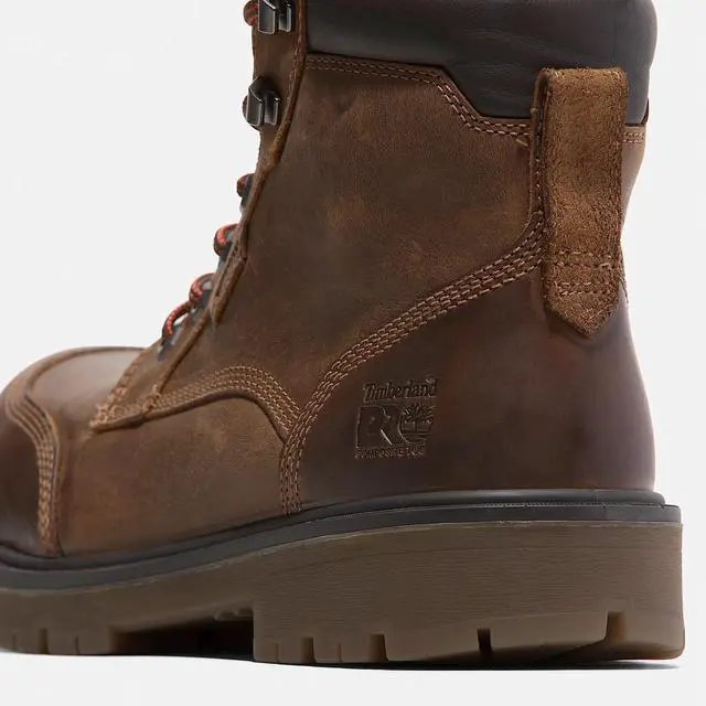 Alt view image 6 of 7 - Timberland PRO Whitman 6-Inch Comp Toe Work Boot - Brown Cooper, Size Option W 10