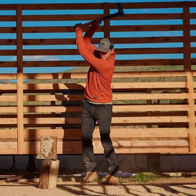 Alt view image 5 of 7 - Timberland Pro Men's Irvine 1/4 Zip Waffle Fleece Jacket, Cinnabar, Size Large