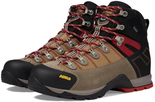 Main image of Asolo Men's Fugitive GTX Comfortable Regular Hiking Boots, Wool/Black, Size 10.5