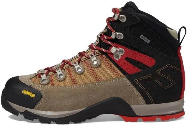 Alt view image 4 of 7 - Asolo Men's Fugitive GTX Comfortable Wide Width Hiking Boots, Wool/Black, Size W 12