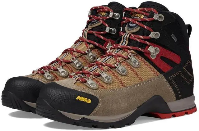 Main image of Asolo Men's Fugitive GTX Comfortable Wide Width Hiking Boots, Wool/Black, Size W 9.5