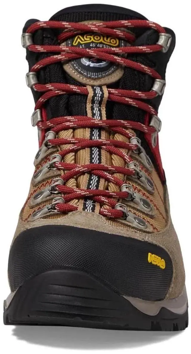 Alt view image 2 of 7 - Asolo Men's Fugitive GTX Comfortable Wide Width Hiking Boots, Wool/Black, Size W 9.5