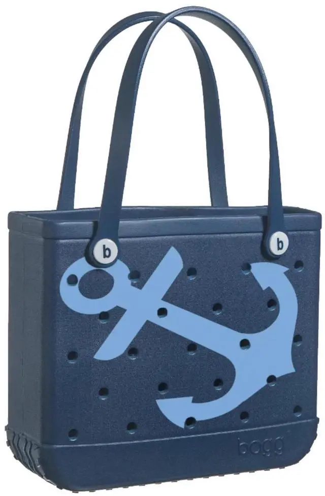 Main image of Bogg Bag Baby Beach Tote, Durable & Stylish Hand Bag, Anchors, Size Small