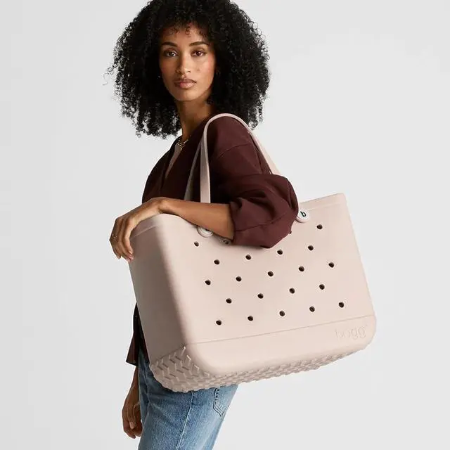 Alt view image 6 of 6 - Bogg Bag Unisex Waterproof & Washable Original Tote Bag, Peach, Size Large