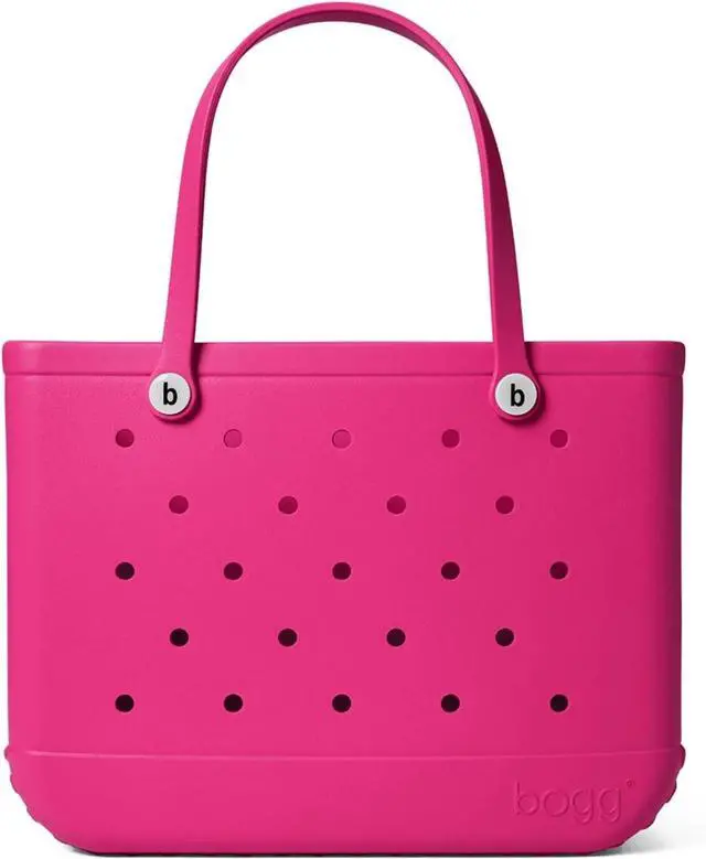 Main image of Bogg Bag Unisex Waterproof & Washable Original Tote Bag, Haute Pink, Size Large