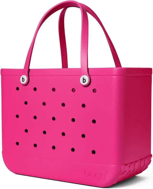 Alt view image 2 of 6 - Bogg Bag Unisex Waterproof & Washable Original Tote Bag, Haute Pink, Size Large