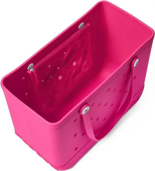 Alt view image 3 of 6 - Bogg Bag Unisex Waterproof & Washable Original Tote Bag, Haute Pink, Size Large