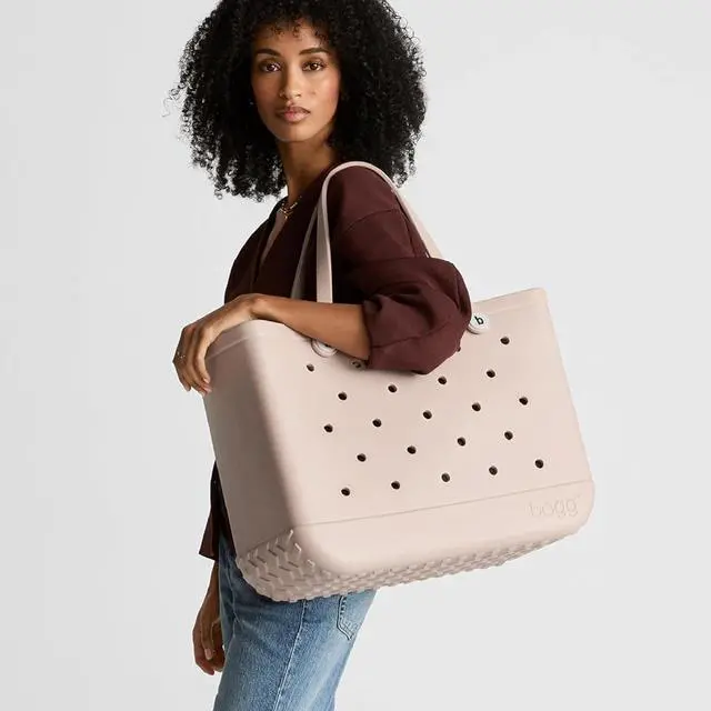 Alt view image 6 of 6 - Bogg Bag Unisex Waterproof & Washable Original Tote Bag, Gray, Size Large
