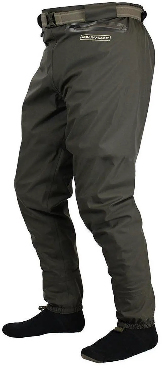 Alt view image 2 of 7 - Paramount Outdoors Fast Eddy Waist High Stockingfoot Breathable Wader Pant, X-Large