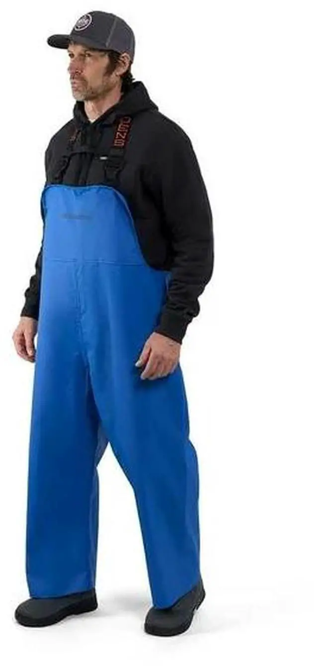 Alt view image 3 of 4 - Grundens Shoreman Bib Nylon Waterproof Fabric, White, Size Large