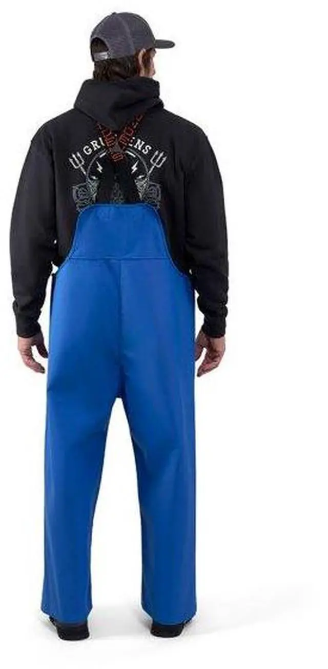 Alt view image 4 of 4 - Grundens Shoreman Bib Nylon Waterproof Fabric, White, Size Large