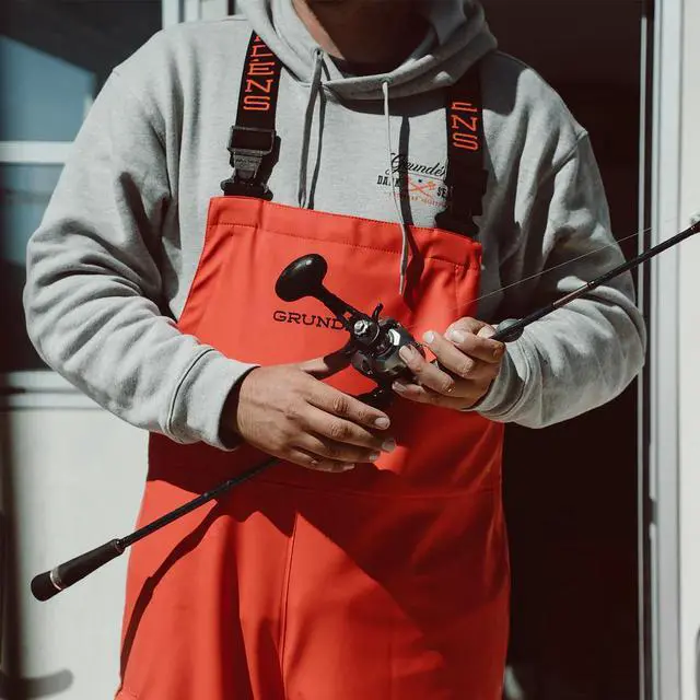 Alt view image 2 of 5 - Grundens Neptune Bib Pants Nylon Waterproof Fabric, Black, Size 14