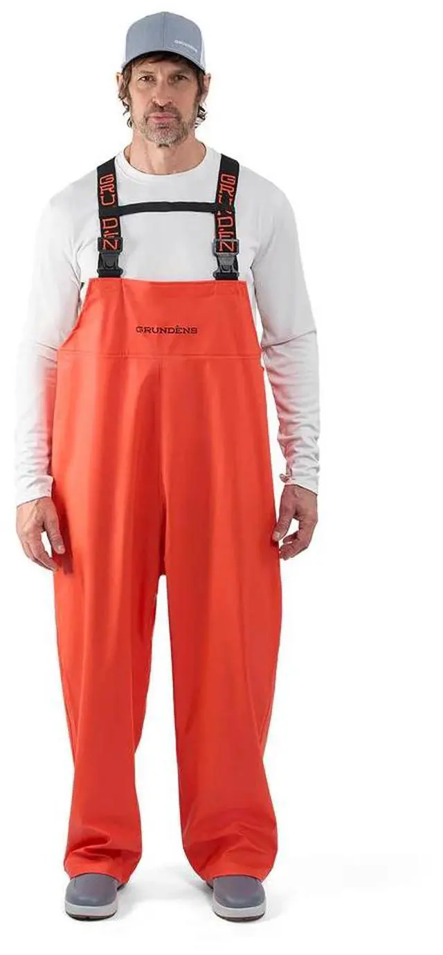 Alt view image 3 of 5 - Grundens Neptune Bib Pants Nylon Waterproof Fabric, Black, Size 16