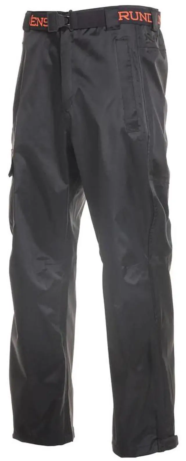 Alt view image 2 of 3 - Grundens Weather Watch Durable Water Resistant Pant , Black, Size Large