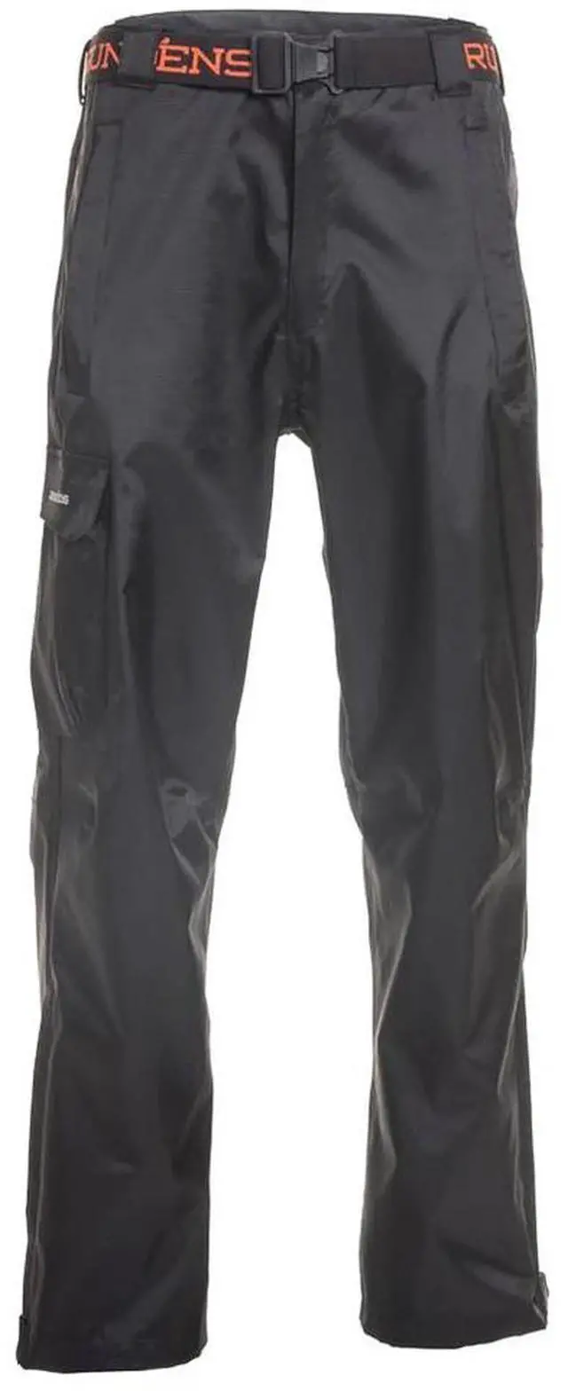 Alt view image 2 of 3 - Grundens Weather Watch Durable Water Resistant Pant , Black, Size Medium