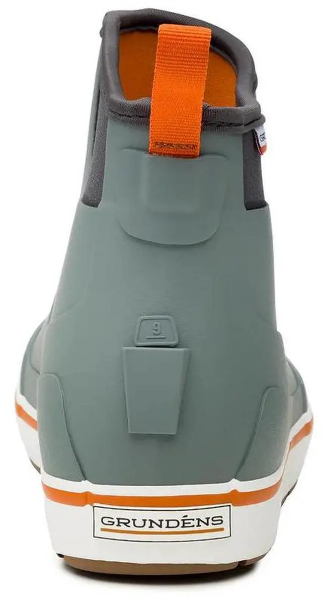 Alt view image 3 of 4 - Grundens Men's Deck-Boss Ankle Boot, Monument Grey, Size US M 14