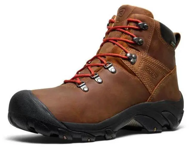 Alt view image 2 of 7 - Keen Men's Pyrenees Mid Height Waterproof Hiking Boots, Syrup, Size 10