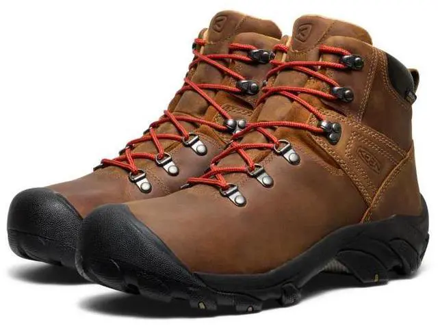 Alt view image 4 of 7 - Keen Men's Pyrenees Mid Height Waterproof Hiking Boots, Syrup, Size 10.5