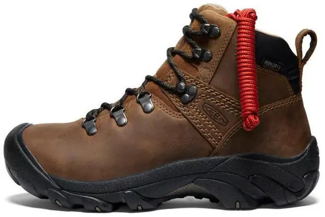 Alt view image 3 of 7 - Keen Men's Pyrenees Mid Height Waterproof Hiking Boots, Syrup, Size 10.5
