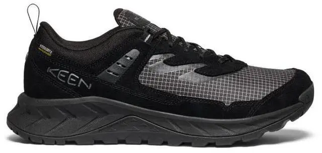 Main image of Keen Men's Hightrail Exp Waterproof Hiking Shoes, Black/Magnet, Size 10