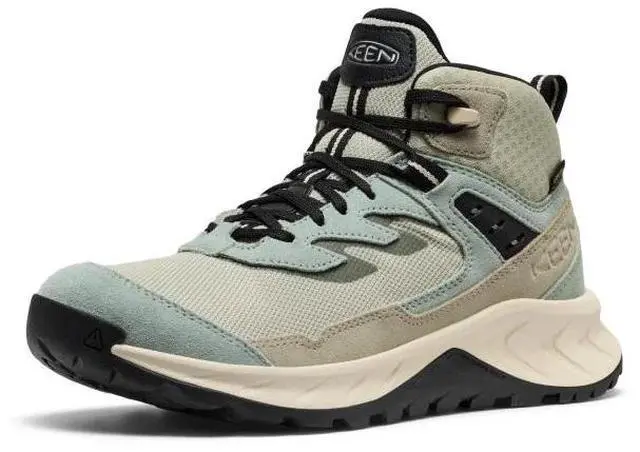 Alt view image 3 of 6 - Keen Women's Hightrail Mid Height Leather Waterproof Hiking Boots, Iceberg Green/Abbey Stone, Size 8.5