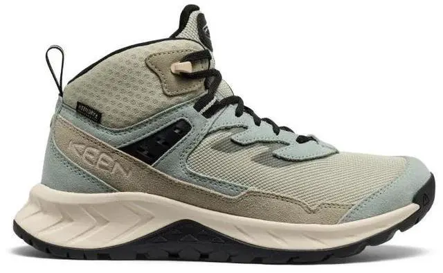 Main image of Keen Women's Hightrail Mid Height Leather Waterproof Hiking Boots, Iceberg Green/Abbey Stone, Size 9.5