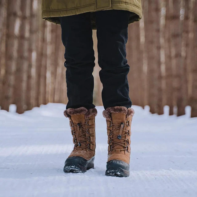 Alt view image 6 of 6 - Baffin Women's Chloe Mid Height Boots, Taupe, Size 11