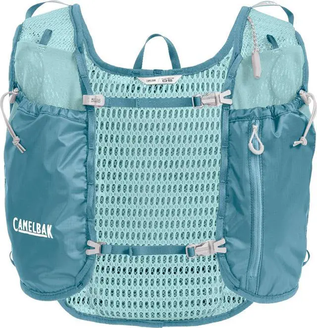 Alt view image 4 of 6 - CamelBak Women's Trail Run Hydration Vest 34oz, Adriatic Blue