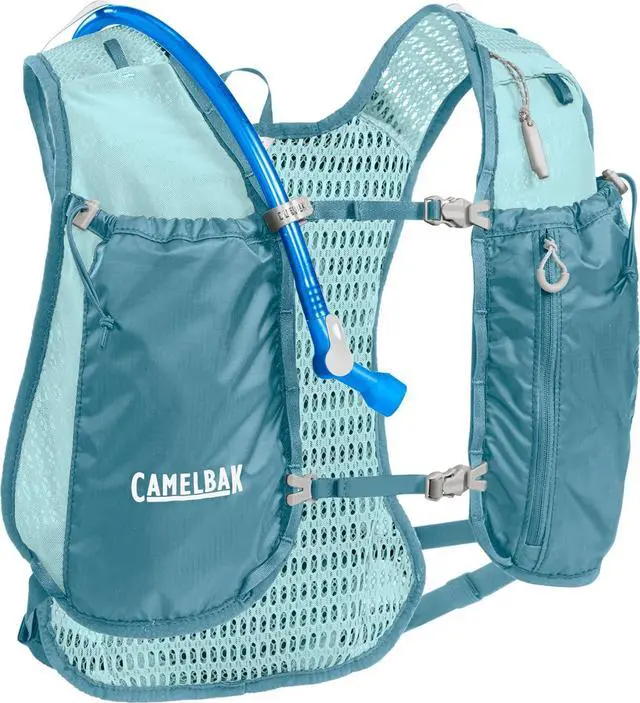 Alt view image 3 of 5 - CamelBak Women's Circuit Run Vest 50oz Hydration Bladder, Adriatic Blue