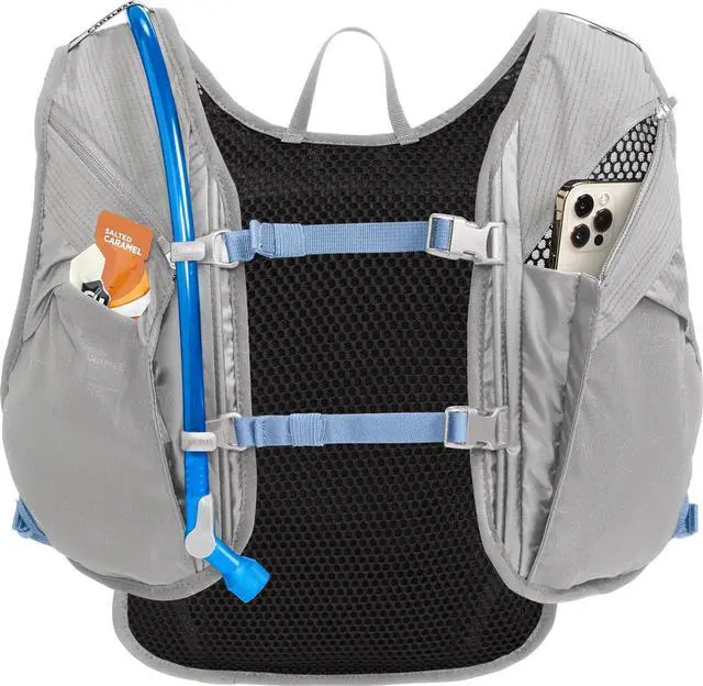 Alt view image 5 of 7 - CamelBak Women's Chase Race 4 Hydration Vest 1.5L Reservoir, Vapor Blue
