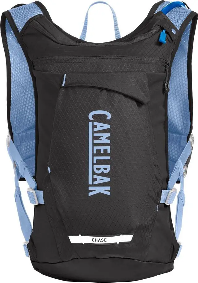 Alt view image 4 of 7 - CamelBak Women's Chase Adventure 8 Hydration Vest 70oz, Black/Iris
