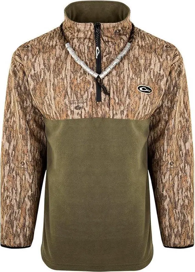 Main image of Drake Waterfowl MST MST Quarter Zip Refuge Eqwader Waterproof Jacket, Bottomland, XLarge