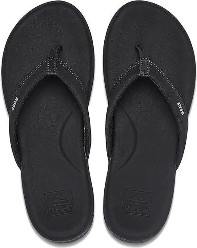 Alt view image 3 of 6 - Reef Women's Cushion Cloud Synthetic straps Shoes, Black, Size 9