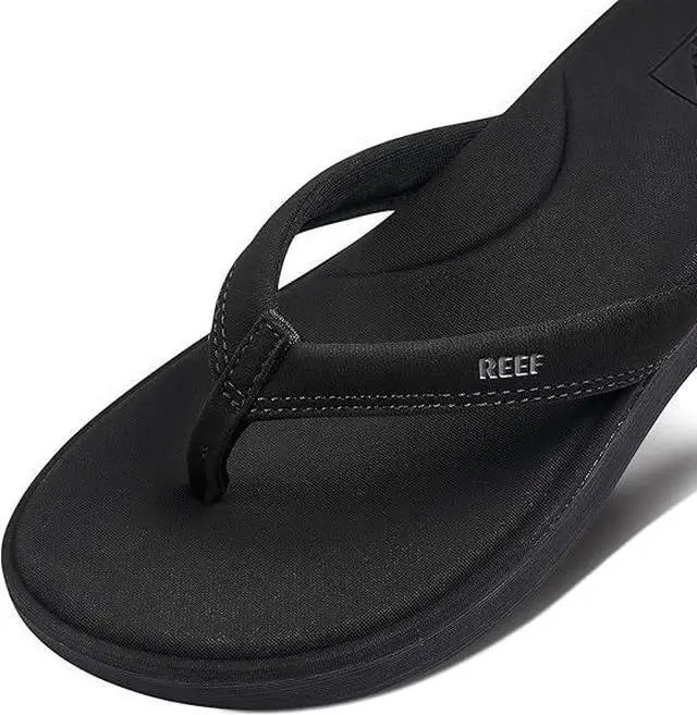 Alt view image 6 of 6 - Reef Women's Cushion Cloud Synthetic straps Shoes, Black, Size 9