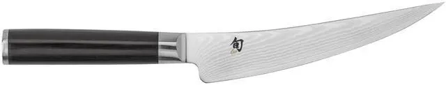 Main image of Shun Classic 6" Boning & Fillet Knife with D-Shaped Ebony Pakkawood Handle