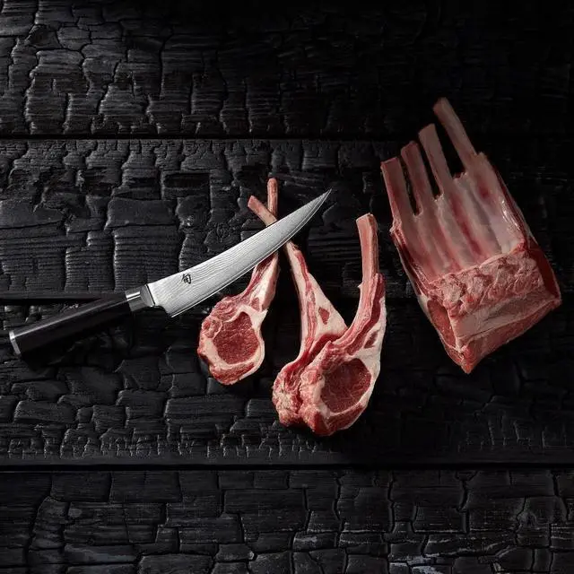 Alt view image 3 of 6 - Shun Classic 6" Boning & Fillet Knife with D-Shaped Ebony Pakkawood Handle