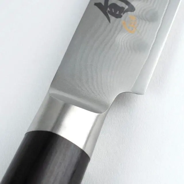 Alt view image 3 of 6 - Shun Classic 9" Hollow Ground Slicing Knife with D-Shaped Ebony Pakkawood Handle