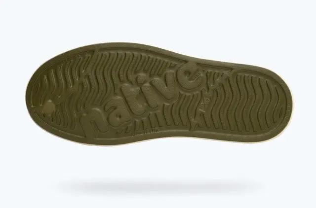 Alt view image 2 of 4 - Native Kids Jefferson Regatta Shoes, Rookie Green/Shell White, Size C10