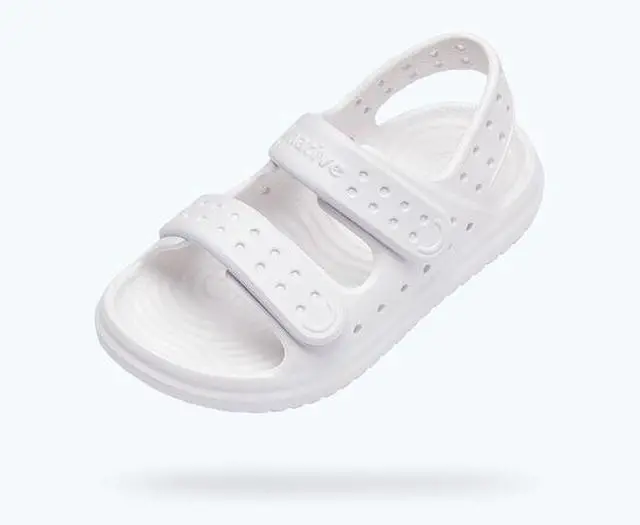 Alt view image 2 of 4 - Native Chase Kid's Slip On Shoes, Shell White/Shell White, Size C7
